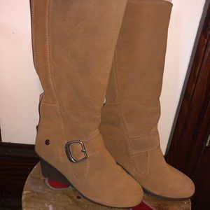 UGG Tall Wedge Brown Boots